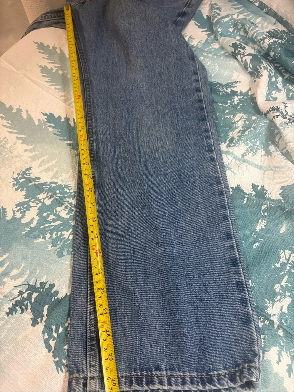 Mens Levi's 505 Blue Relaxed Fit Denim Jeans(40” x 30.5”)#USA #Rock #Country